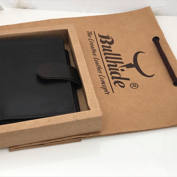 Christmas gift Wallet Brown Supreme Leather Bi Fold - Picture 1 of 8